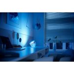 Iris lámpa ezüst színű