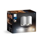 Pillar dupla spotlámpa, fehér