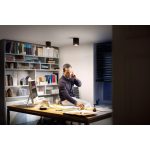 Pillar egyes spotlámpa, fekete