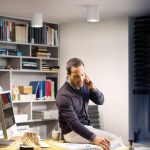 Pillar egyes spotlámpa, fehér