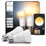 Hue LED Izzó WA 810 A60 E27 2 db-os