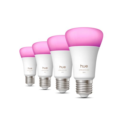 Hue LED Izzó WCA 810 A60 E27 4 db-os