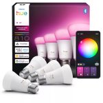 Hue LED Izzó WCA 810 A60 E27 4 db-os