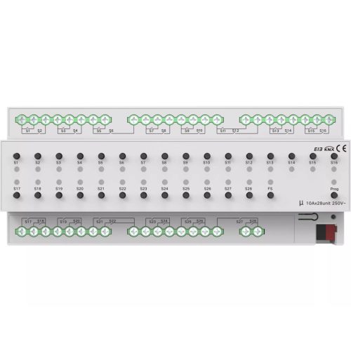 Akubela A KNX 28 csatornás 10A-es es relé modul