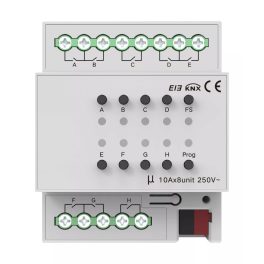Akubela A KNX 8 csatornás 10A -es relé modul
