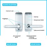 Smartpass Milano okoskilincs, ezüst