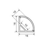Modee Alumínium Profil LED Szalaghoz AP0001 (2020mm)