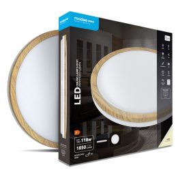   Modee Mennyezeti LED Lámpa 18W 4000K D336x55mm S-D101 Wood (1850 lumen) ERP