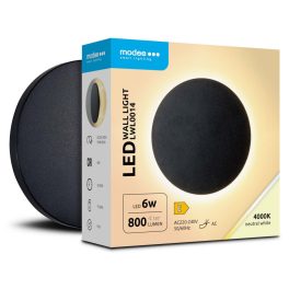   Modee LED Fali Lámpa (LWL0014) 6W IP65 D130x42mm 4000K (800 lumen)