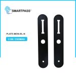 Smartpass Monaco fém alátétlemez, fekete