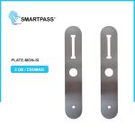 Smartpass Monaco fém alátétlemez, ezüst