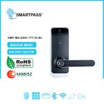 Smartpass Milano okoskilincs, ezüst-fekete