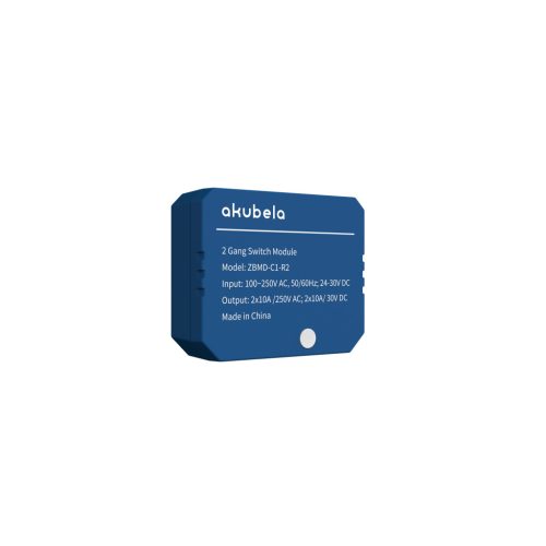 Akubela 2 csatornás relémodul